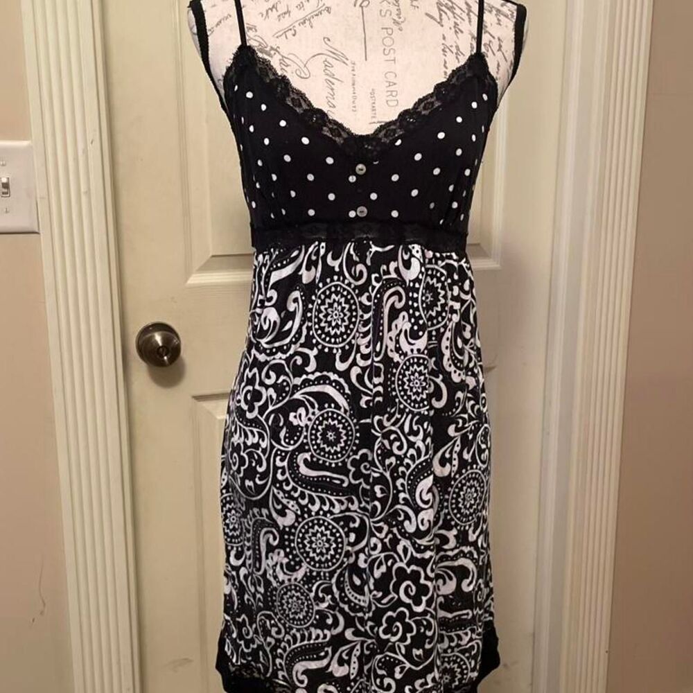 Betsey-johnson Women's Black and White Dress